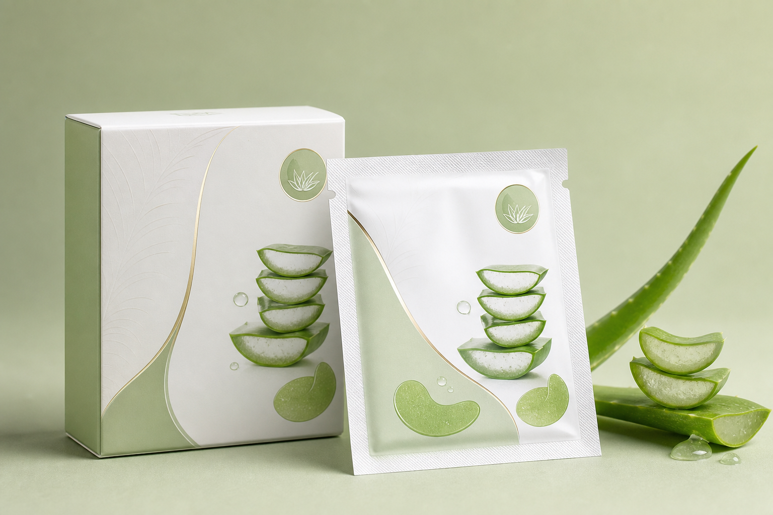 AloeOcchi patch oculari idrogel all'aloe vera